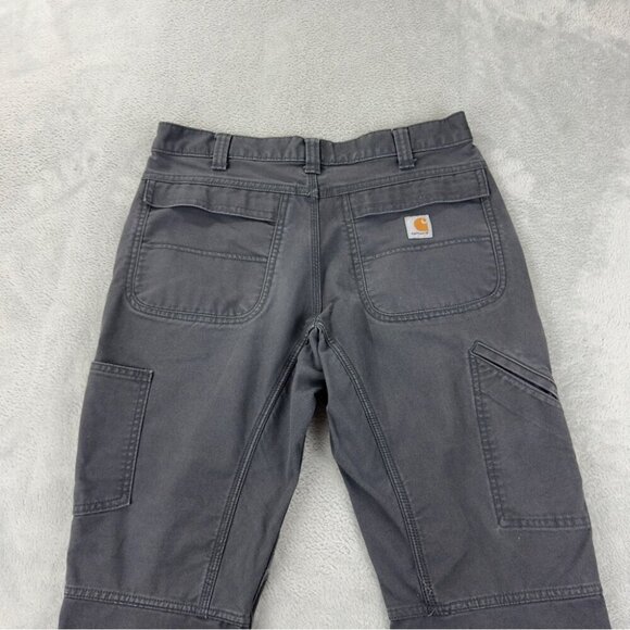 Carhartt Full Swing Relaxed Fit Grey Pants Mens Sz 33x28 101709-029 Style Number - Picture 13 of 14